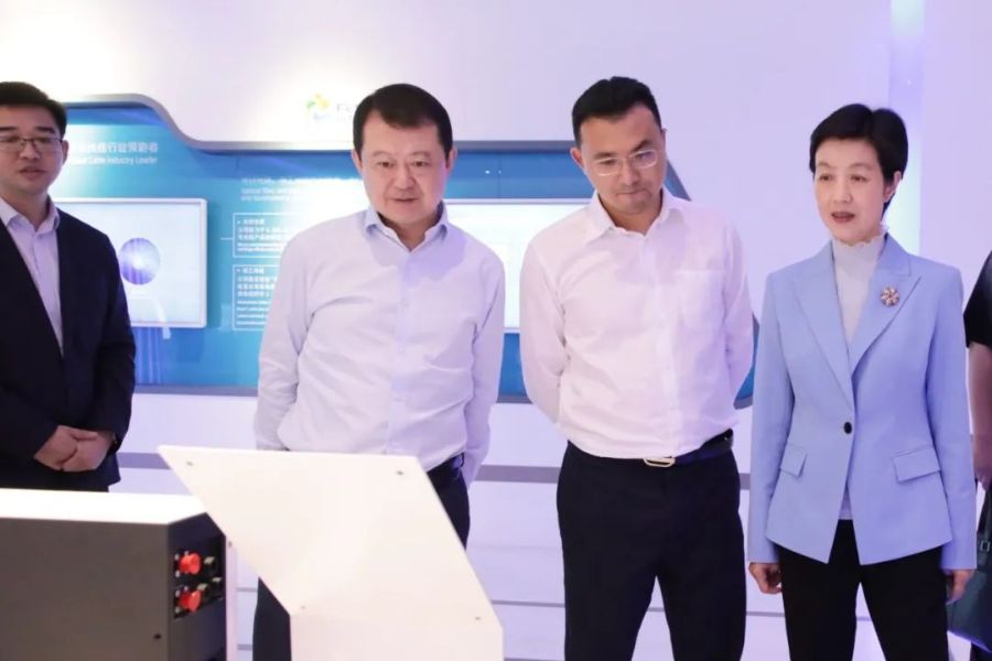 扬中市委副书记蔡萍率队来访j9九游会官方登录